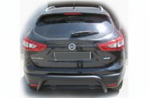 Nissan Qashqai 2014–2021 Takasuojakaari AK007-2 Black (ruostumaton teräs) kuva 1