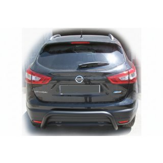 Takasuojakaari AK007-2 Black (ruostumaton teräs) Nissan Qashqai 2014–2021