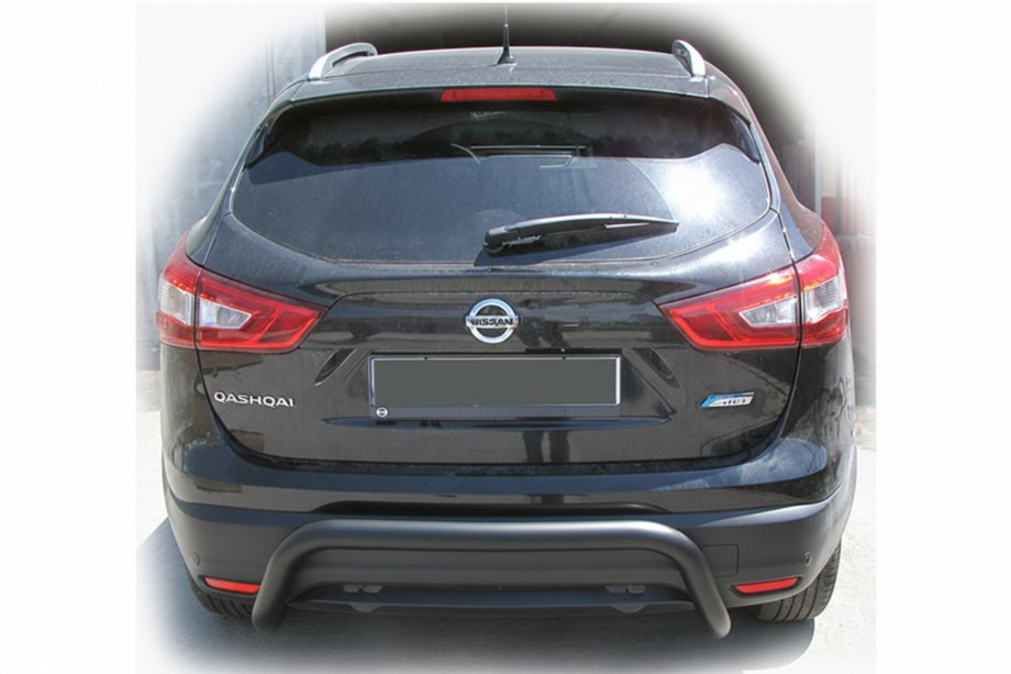 Nissan Qashqai 2014–2021 Takasuojakaari AK007-2 Black (ruostumaton teräs) Image