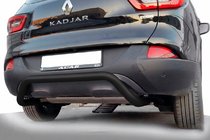 Renault Kadjar 2015–2022 Takaosan suojakaari AK007 Black (ruostumaton teräs) kuva 1