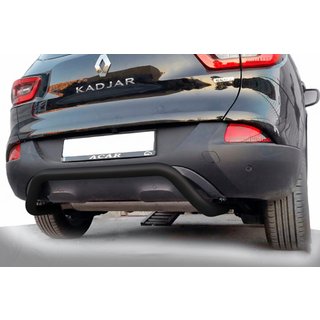 Takaosan suojakaari AK007 Black (ruostumaton teräs) kuva 1