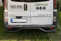 Renault Trafic 2001–2015 Takapuskurisuoja AK006 Black (ruostumaton teräs) kuva 4