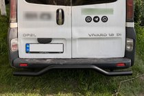 Nissan Primastar 2002–2014 Takapuskurisuoja AK006 Black (ruostumaton teräs) kuva 4