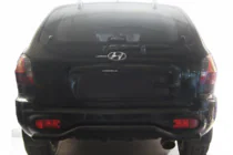 Hyundai Santa Fe 1 2000–2006 Takakaari AK004 Black (ruostumaton teräs) kuva 1
