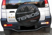 Daihatsu Terios 2003–2005 Takakaari AK007 Black (ruostumaton teräs) kuva 1