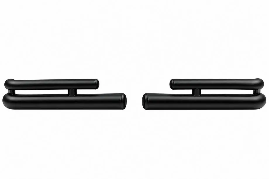Toyota Land Cruiser Prado 120 2002–2009 Takaosan tuplakulmaputket AK003-2 Black (2 kpl, ruostumaton teräs) Kuva 6