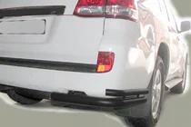 Toyota Land Cruiser 200 2007–2021 Takakulmasuojat AK003-Double Black (2 kpl, ruostumaton teräs) kuva 1