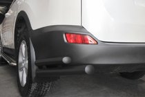 Toyota Rav 4 2013–2018 Takakulmaputket AK003-tupla Black (ruostumaton teräs) kuva 1