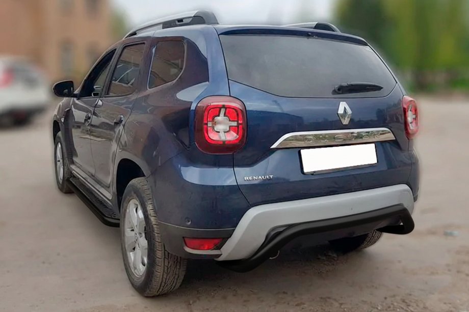 Dacia Duster 2018–2024 Takasuojakaari AK007 Black (ruostumaton teräs) Image
