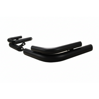 Taka tuplakulmaputket AK003-double Black (2 kpl, ruostumaton teräs) Chery Tiggo 3 2005– kuva 2