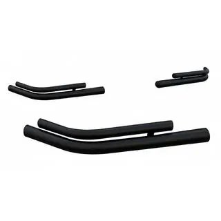 Taka tuplakulmaputket AK003-double Black (2 kpl, ruostumaton teräs)