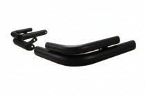 Mercedes Sprinter W901/902/903/904/905 1995–2006 Taka tuplakulmaputket AK003-double Black (2 kpl, ruostumaton teräs) kuva 1