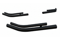 Peugeot Boxer 2006–2025 Taka tuplakulmaputket AK003-double Black (2 kpl, ruostumaton teräs) kuva 1