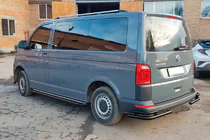 Volkswagen T6 2015–2024 Takakulmasuojat AK003-Double Black (2 kpl, ruostumaton teräs) kuva 6