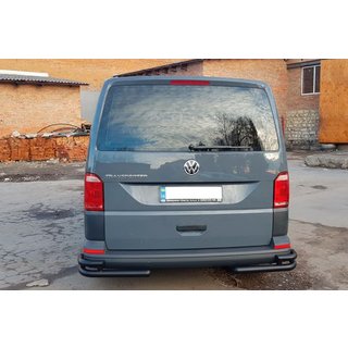 Takakulmasuojat AK003-Double Black (2 kpl, ruostumaton teräs) Volkswagen T6 2015–2024 kuva 3