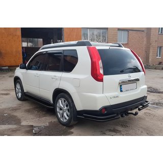 Takakulmakaaret AK003-Double Black (2 kpl, ruostumaton teräs) Nissan X-trail T31 2007–2014 kuva 3