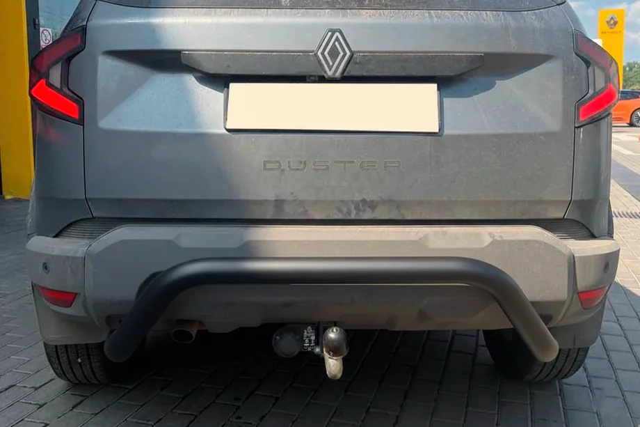 Dacia Duster 2024– Takasuojakaari AK007 Black (ruostumaton teräs) Image