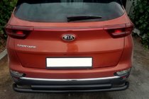 Kia Sportage 2015–2021 Taka puskurisuoja AK002-2 Black (ruostumaton teräs) kuva 1