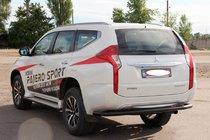 Mitsubishi Pajero Sport 2015– Takasuojakaari AK005 Black (ruostumaton teräs) kuva 2