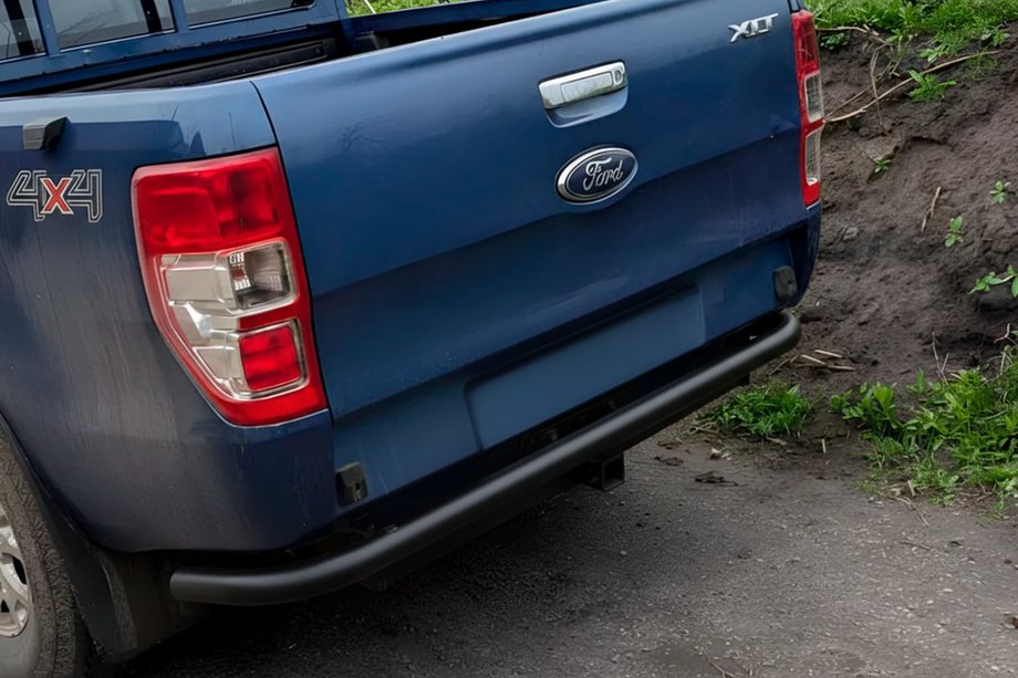Ford Ranger 2011–2022 Takasuojakaari AK005 Black (2011-2018, ruostumaton teräs) Image