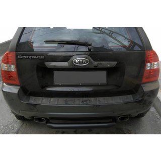 Takasuojakaari AK005 Black (ruostumaton teräs) Kia Sportage 2004–2010