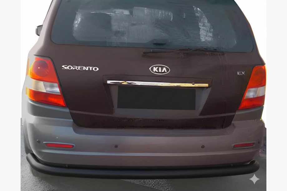 Kia Sorento I BL 2002–2009 Takasuojakaari AK005 Black (ruostumaton teräs) Image