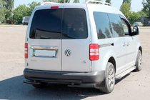 Volkswagen Caddy 2004–2010 Takakaari AK003-2 Black (2 kpl, ruostumaton teräs) kuva 4