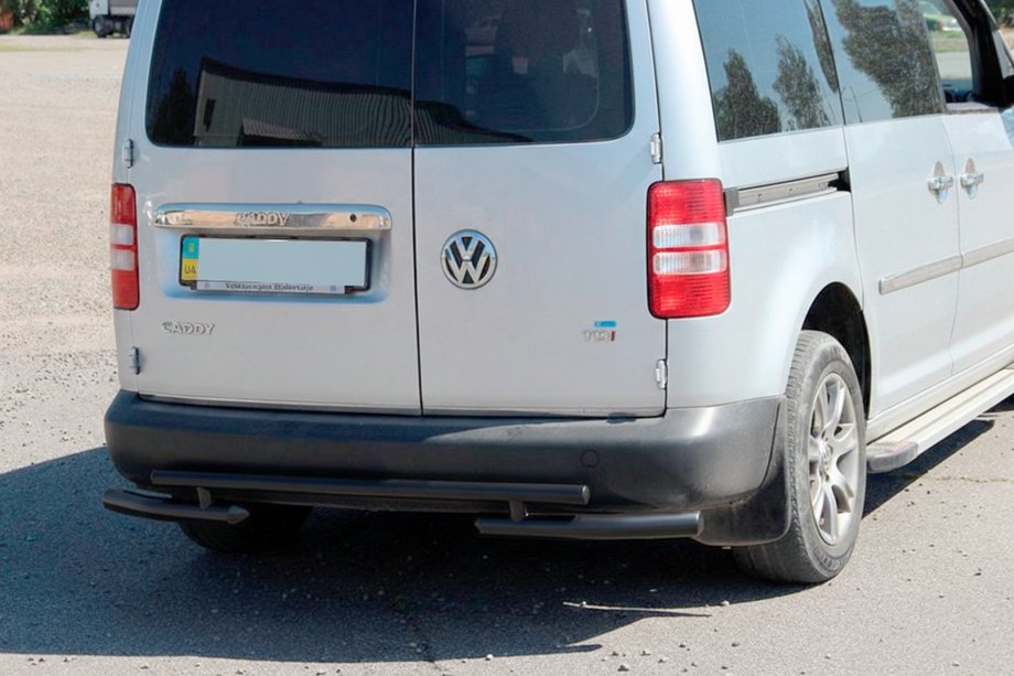 Volkswagen Caddy 2004–2010 Takakaari AK003-2 Black (2 kpl, ruostumaton teräs) Image