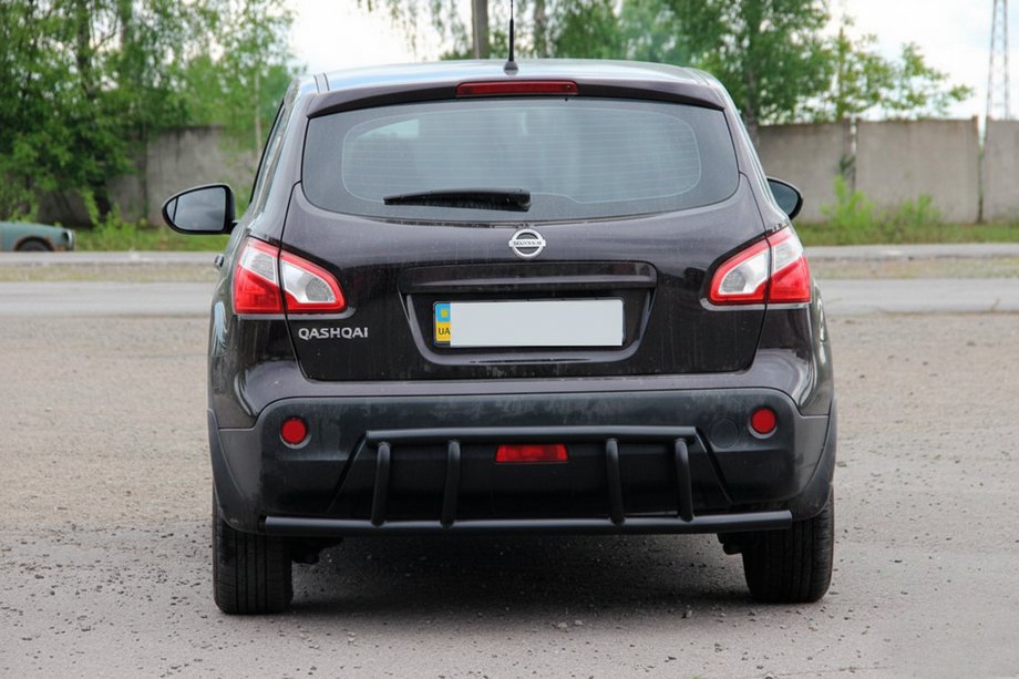 Nissan Qashqai 2007–2010 Takakaari AK011 Black (ruostumaton teräs) Image