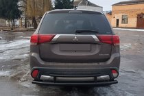 Mitsubishi Outlander 2012–2021 Takakaari AK004-2 Black (ruostumaton teräs) kuva 2