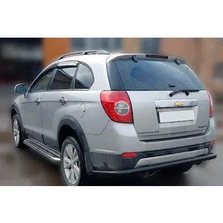 Takasuojakaari AK005 Black (ruostumaton teräs) Chevrolet Captiva 2006–2019 kuva 1