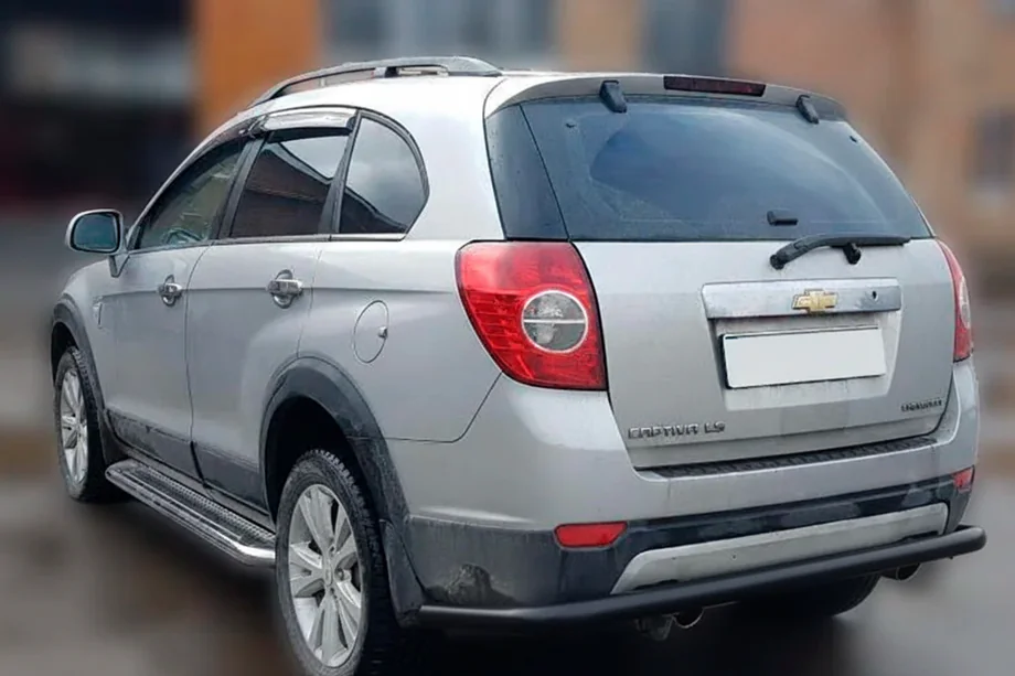 Chevrolet Captiva 2006–2019 Takasuojakaari AK005 Black (ruostumaton teräs) Image