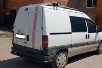 Fiat Scudo 1996–2007 Takasuojakaari AK005 Black (ruostumaton teräs) kuva 3