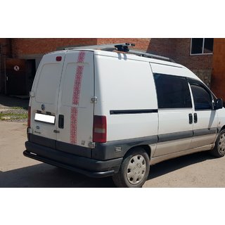 Takasuojakaari AK005 Black (ruostumaton teräs) Fiat Scudo 1996–2007 kuva 3