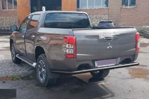 Mitsubishi L200 2015–2024 Takasuojakaari AK005 Black (ruostumaton teräs) kuva 2