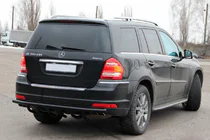 Mercedes GL-sarja X164 2006–2012 Taka kaari AK-style Black (ruostumaton teräs) kuva 3