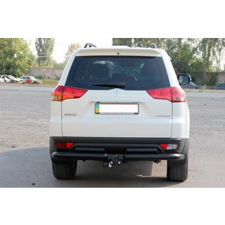 Takahelmapuskurin suoja AK003-Special Black (2 kpl, ruostumaton teräs) Mitsubishi Pajero Sport 2008–2015 kuva 2