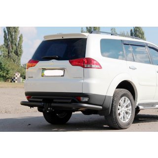 Takahelmapuskurin suoja AK003-Special Black (2 kpl, ruostumaton teräs) Mitsubishi Pajero Sport 2008–2015 kuva 1