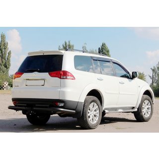 Takahelmapuskurin suoja AK003-Special Black (2 kpl, ruostumaton teräs) Mitsubishi Pajero Sport 2008–2015 kuva 3