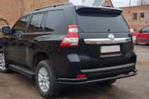 Toyota Land Cruiser Prado 150 2009–2023 Takasuojauskaari AK005-2 Black (ruostumaton teräs) kuva 1