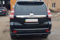 Toyota Land Cruiser Prado 150 2009–2023 Takasuojauskaari AK005-2 Black (ruostumaton teräs) kuva 2
