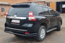 Toyota Land Cruiser Prado 150 2009–2023 Takasuojauskaari AK005-2 Black (ruostumaton teräs) kuva 4