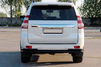 Toyota Land Cruiser Prado 150 2009–2023 Takasuojauskaari AK005-2 Black (ruostumaton teräs) kuva 7