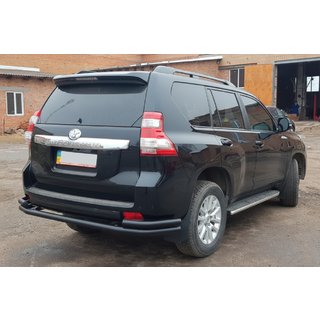 Takasuojauskaari AK005-2 Black (ruostumaton teräs) Toyota Land Cruiser Prado 150 2009–2023 kuva 4
