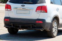 Kia Sorento II XM 2009–2014 Takakaari AK002-2 Black (ruostumaton teräs) kuva 1