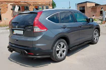 Honda CRV 2012–2016 Takasuojakaari AK003-21 Black (ruostumaton teräs) kuva 5