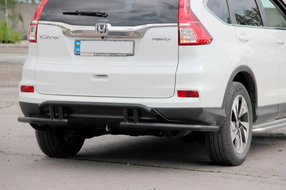 Honda CRV 2012–2016 Takasuojakaari AK003-21 Black (ruostumaton teräs) Image