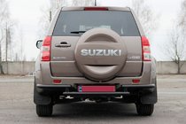 Suzuki Grand Vitara 2005–2017 Takasuojakaari AK003-2 Black (ruostumaton teräs) kuva 1