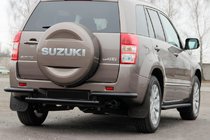 Suzuki Grand Vitara 2005–2017 Takasuojakaari AK003-2 Black (ruostumaton teräs) kuva 2