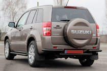 Suzuki Grand Vitara 2005–2017 Takasuojakaari AK003-2 Black (ruostumaton teräs) kuva 3